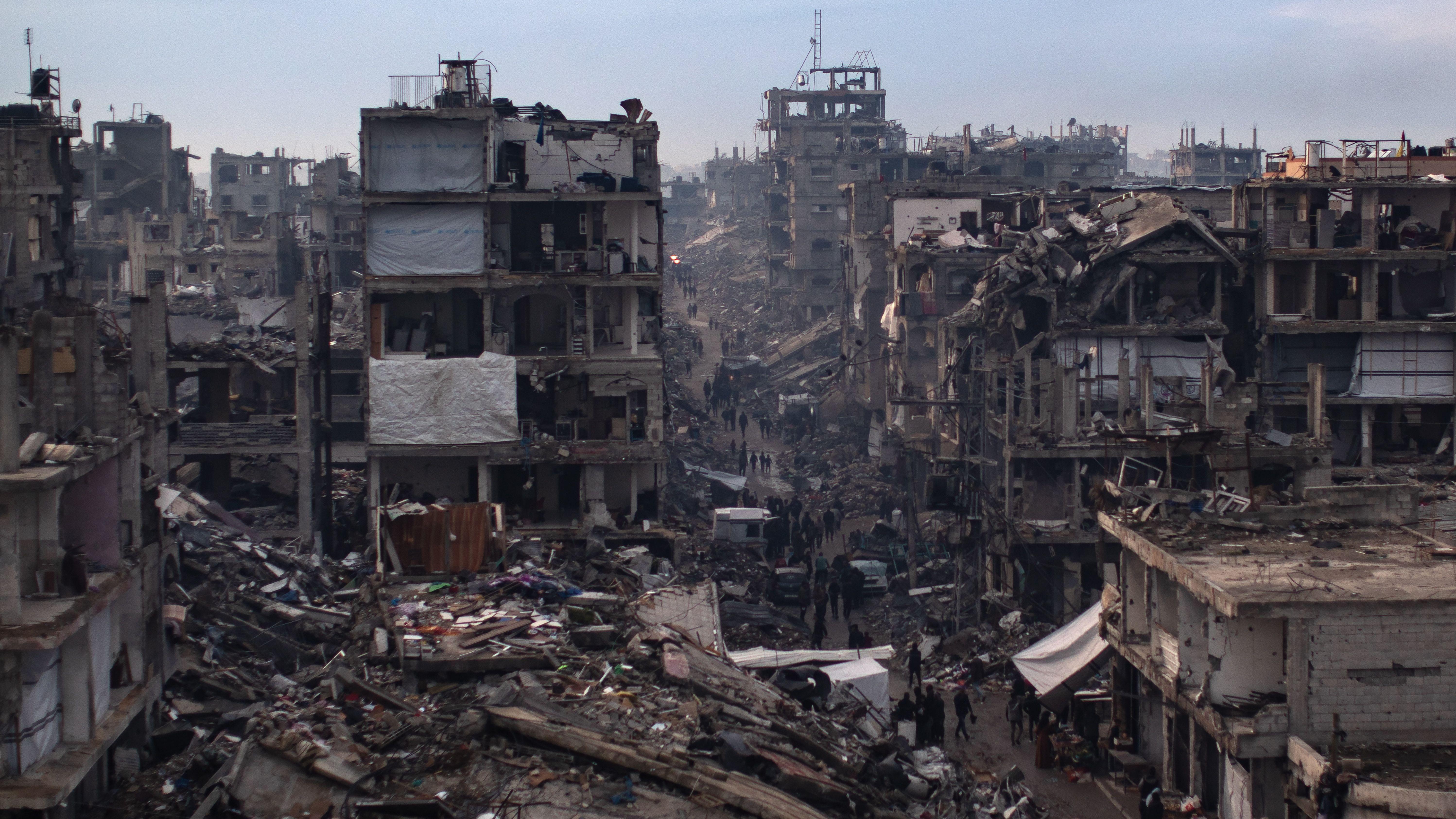 الدمار في غزة 