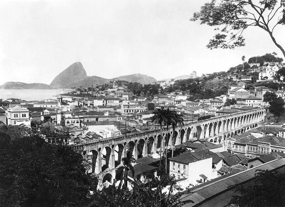 Vista panorâmica do Rio de Janeiro em 1925