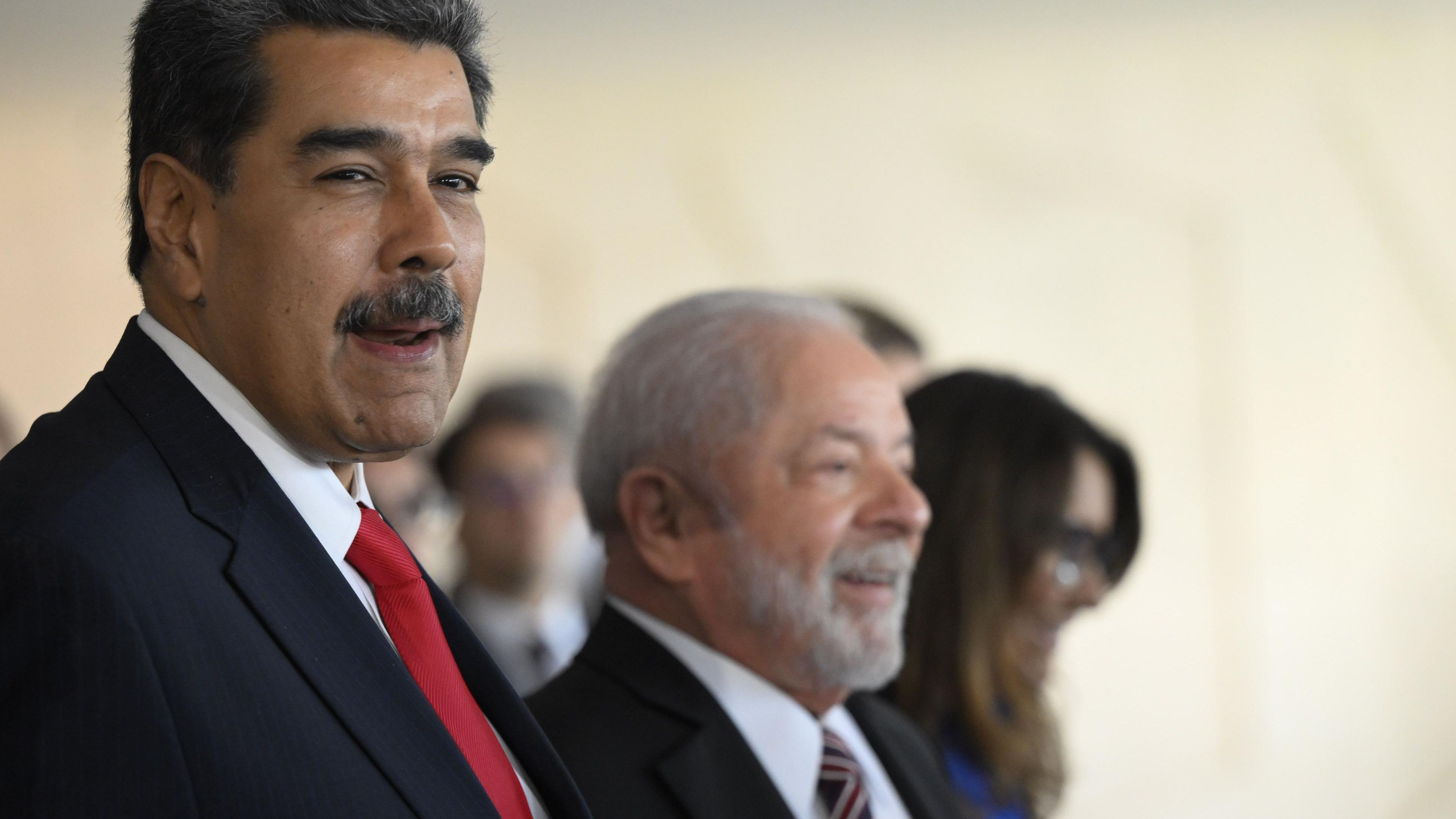 Luiz Inácio Lula da Silva y Nicolás Maduro. 