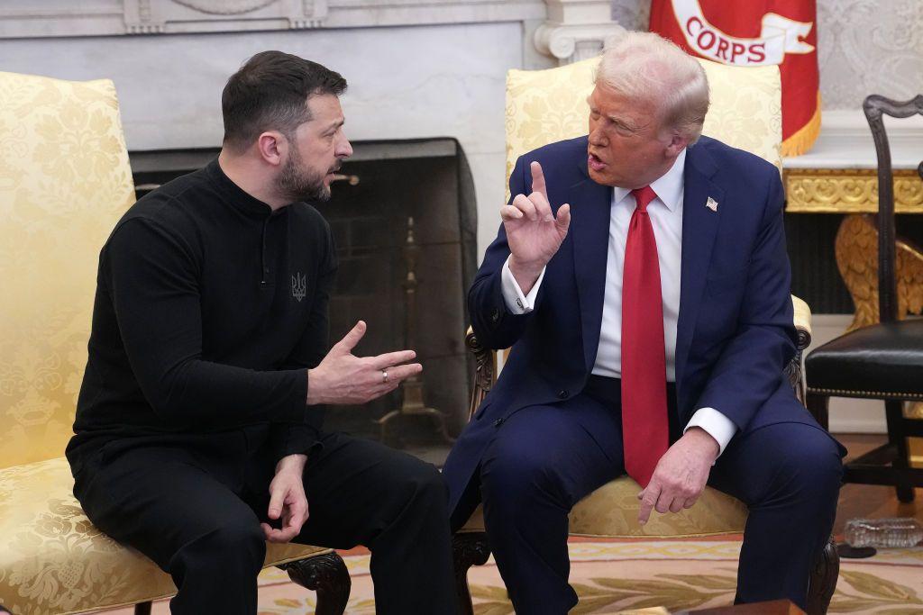 Donald Trump y Volodymyr Zelensky