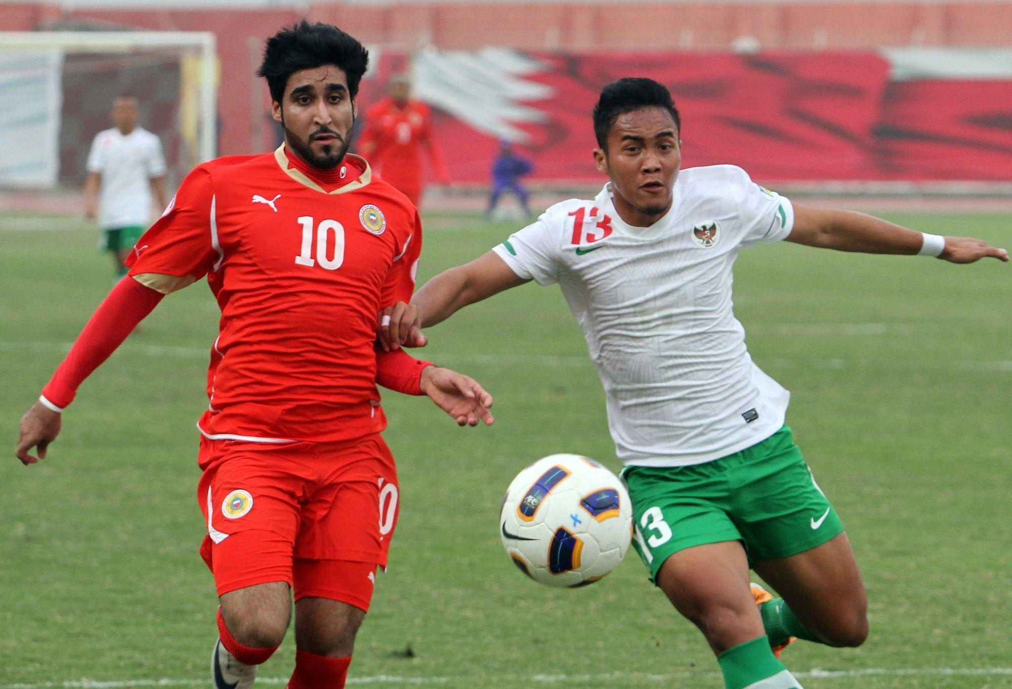 Timnas Indonesia kalah telak 0-10 dari Bahrain pada Februari 2012.