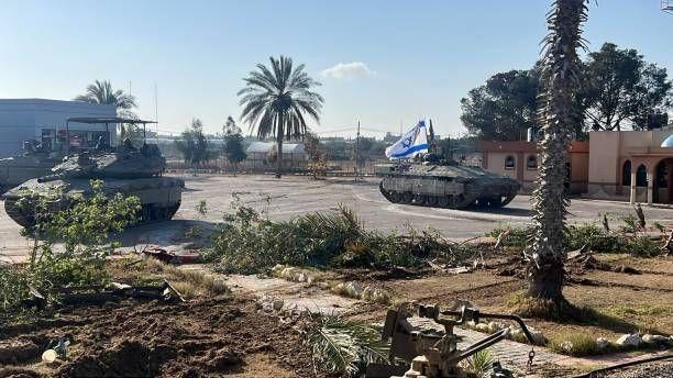 دبابة إسرائيلية في رفح