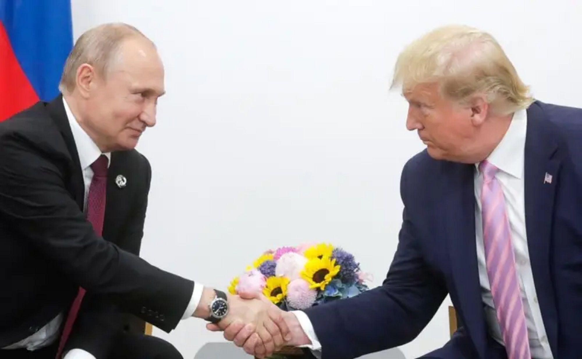 Vladimir Putin dan Donald Trump.