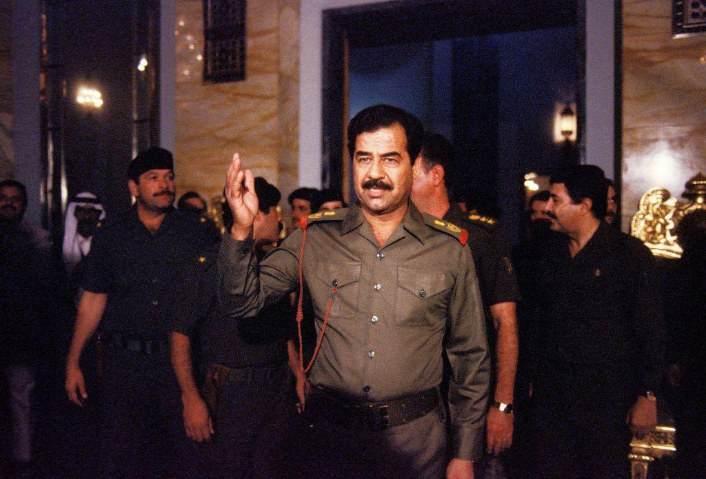 Saddam Hussein, nos anos 1990.