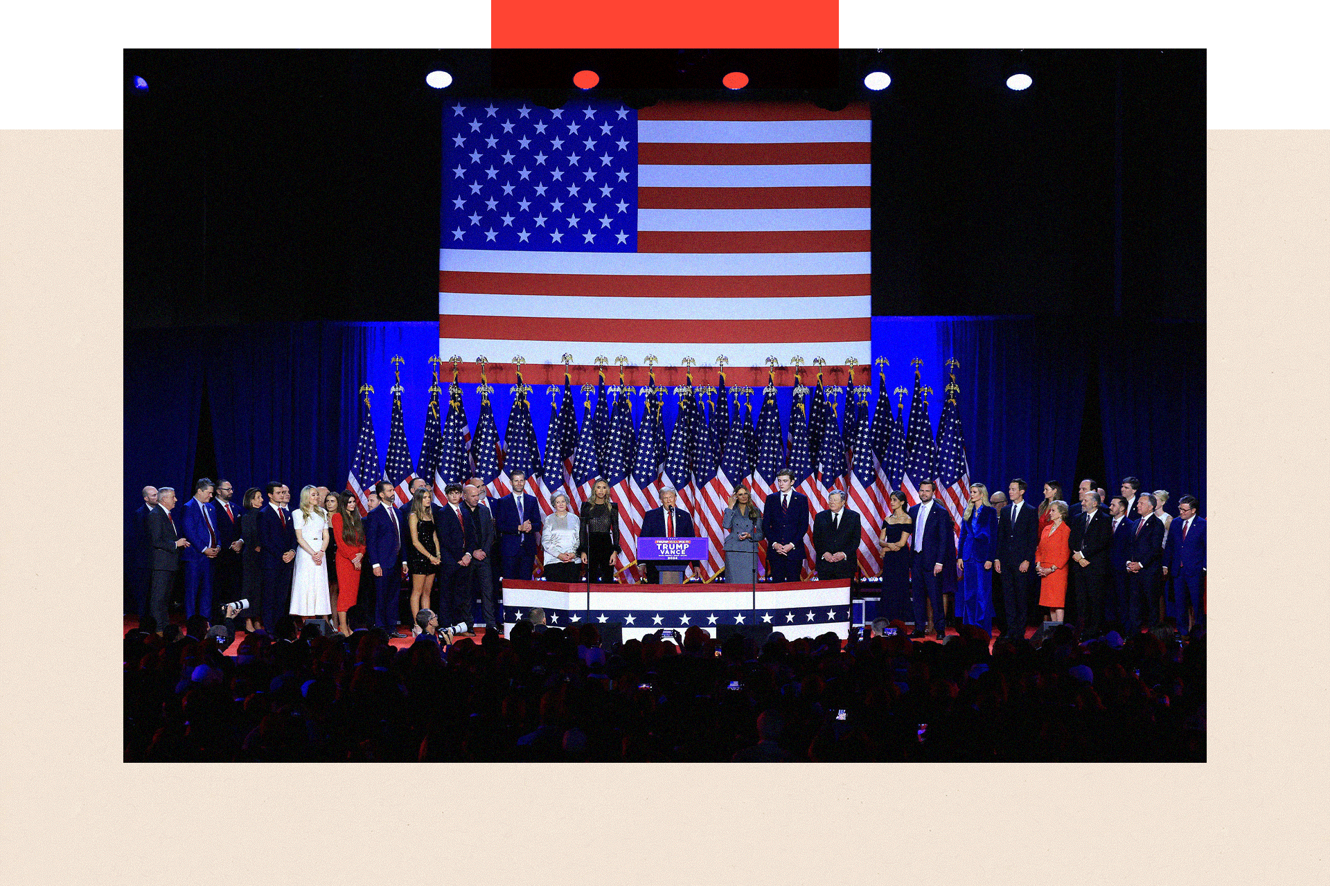  O candidato republicano à presidência discursou em West Palm Beach, Flórida, em resposta ao resultado das eleições de 2024.