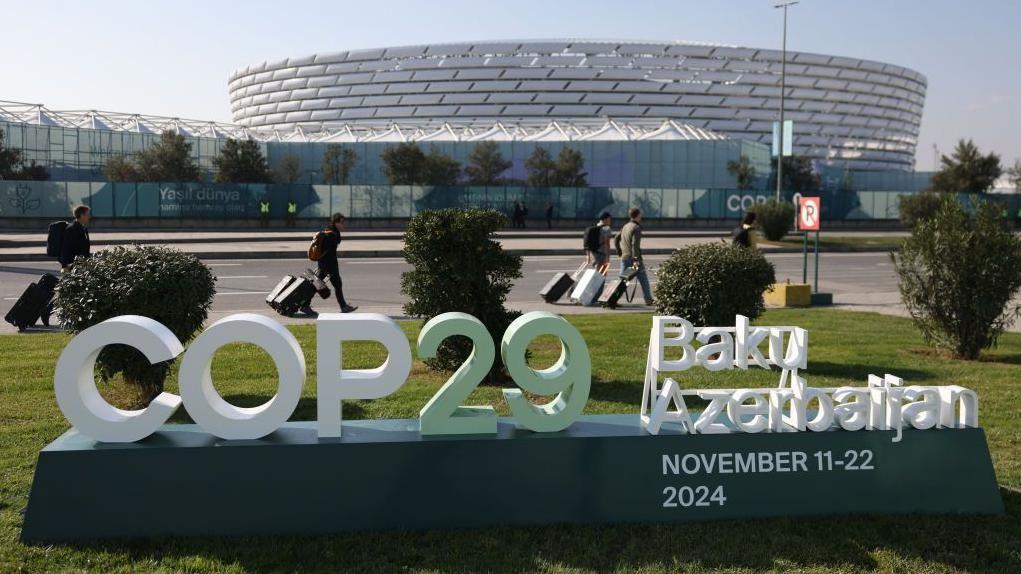  موقع انعقاد مؤتمر COP29 في باكو، أذربيجان. 