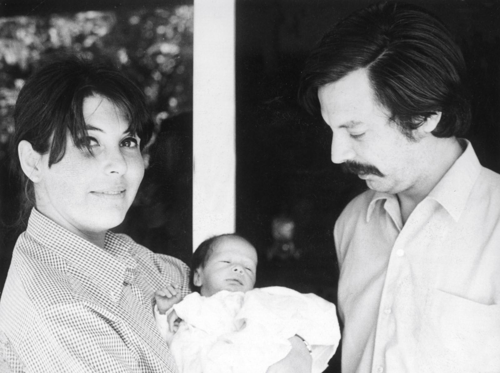 Cristóbal con sus padres Claudio Jimeno e Isabel Chadwick