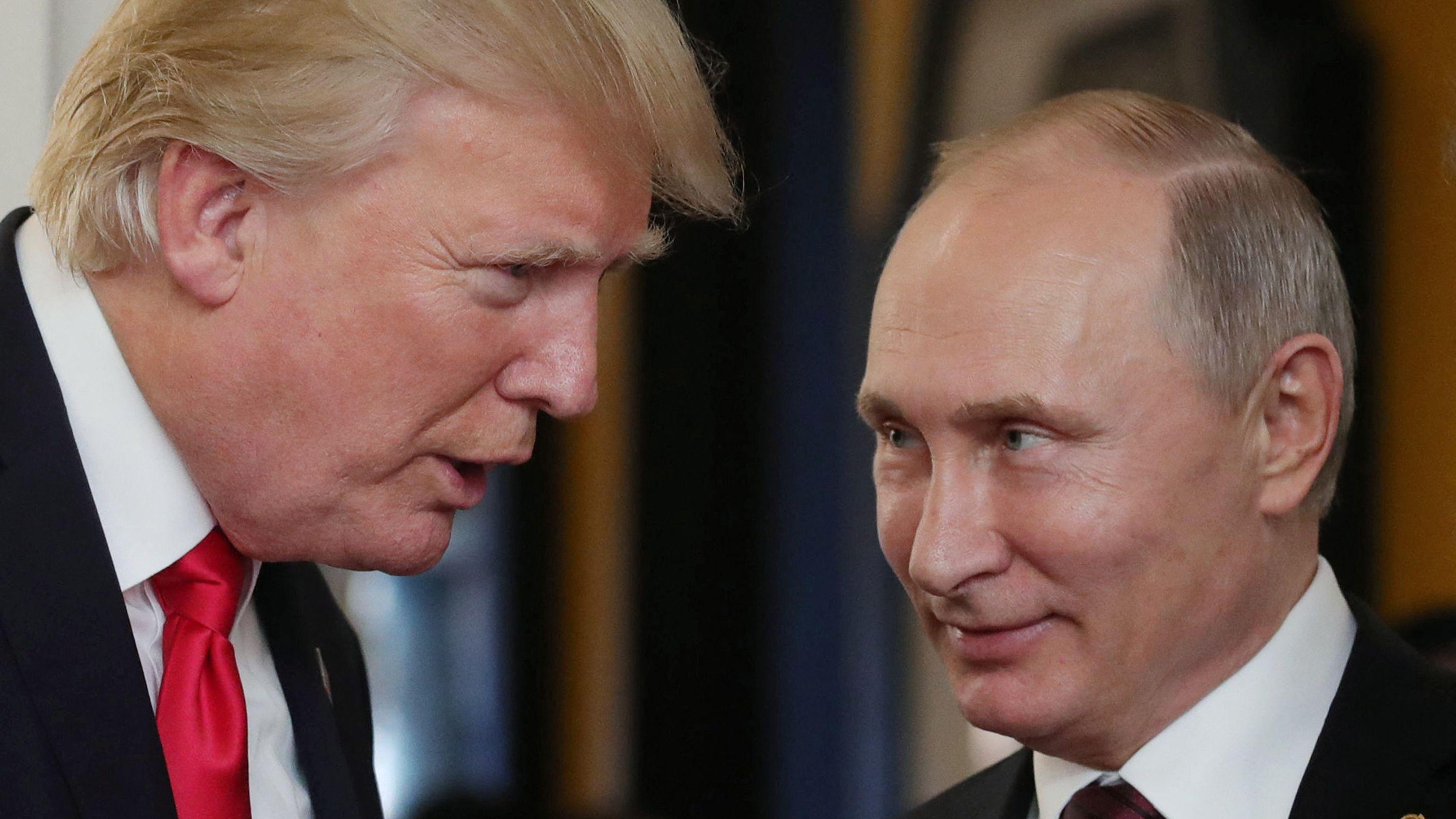 Donald Tramp i Vladimir Putin 