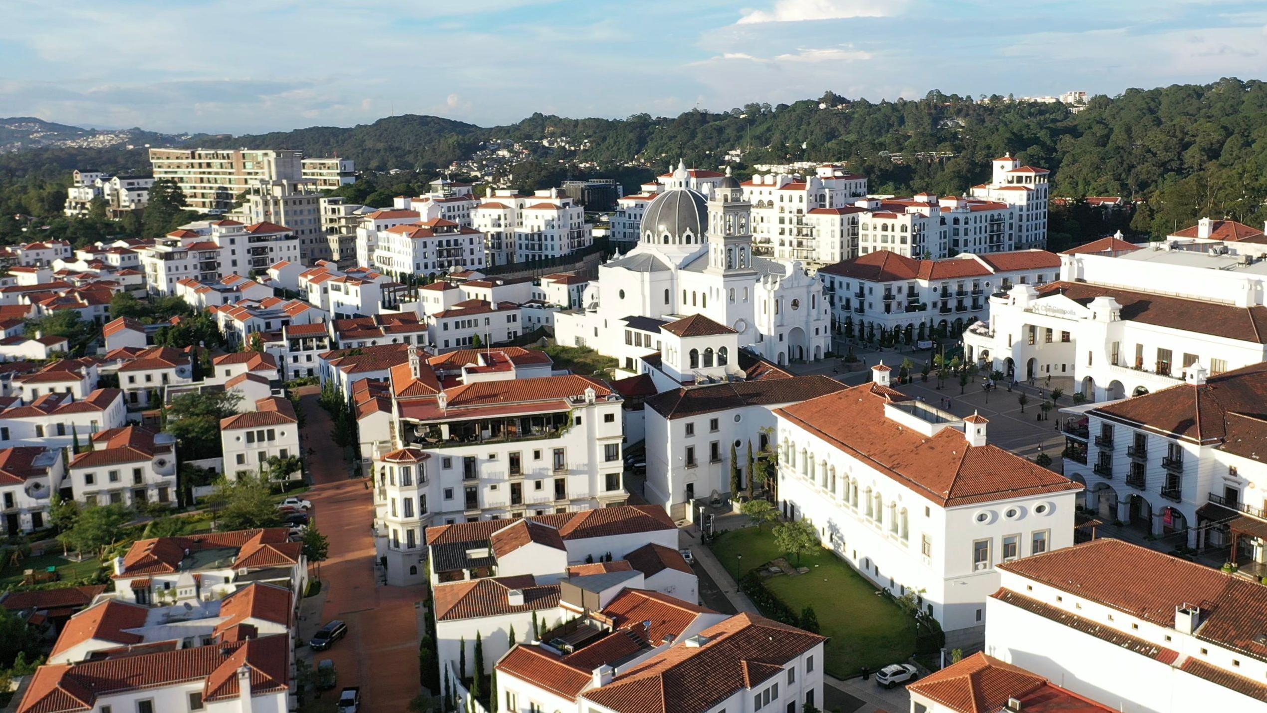 Vista aérea de Ciudad Cayalá. 