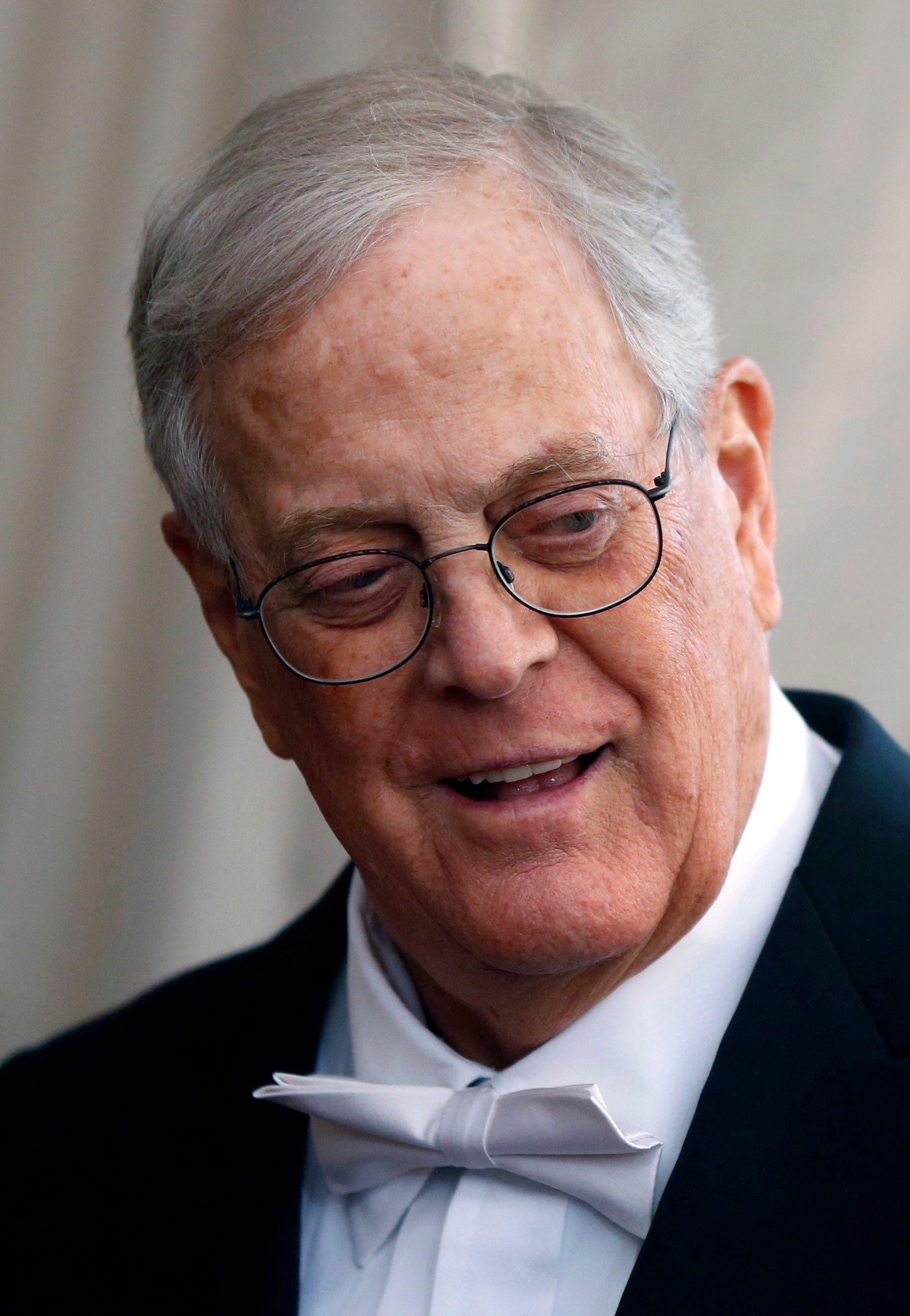 El empresario David Koch (foto de 2015).