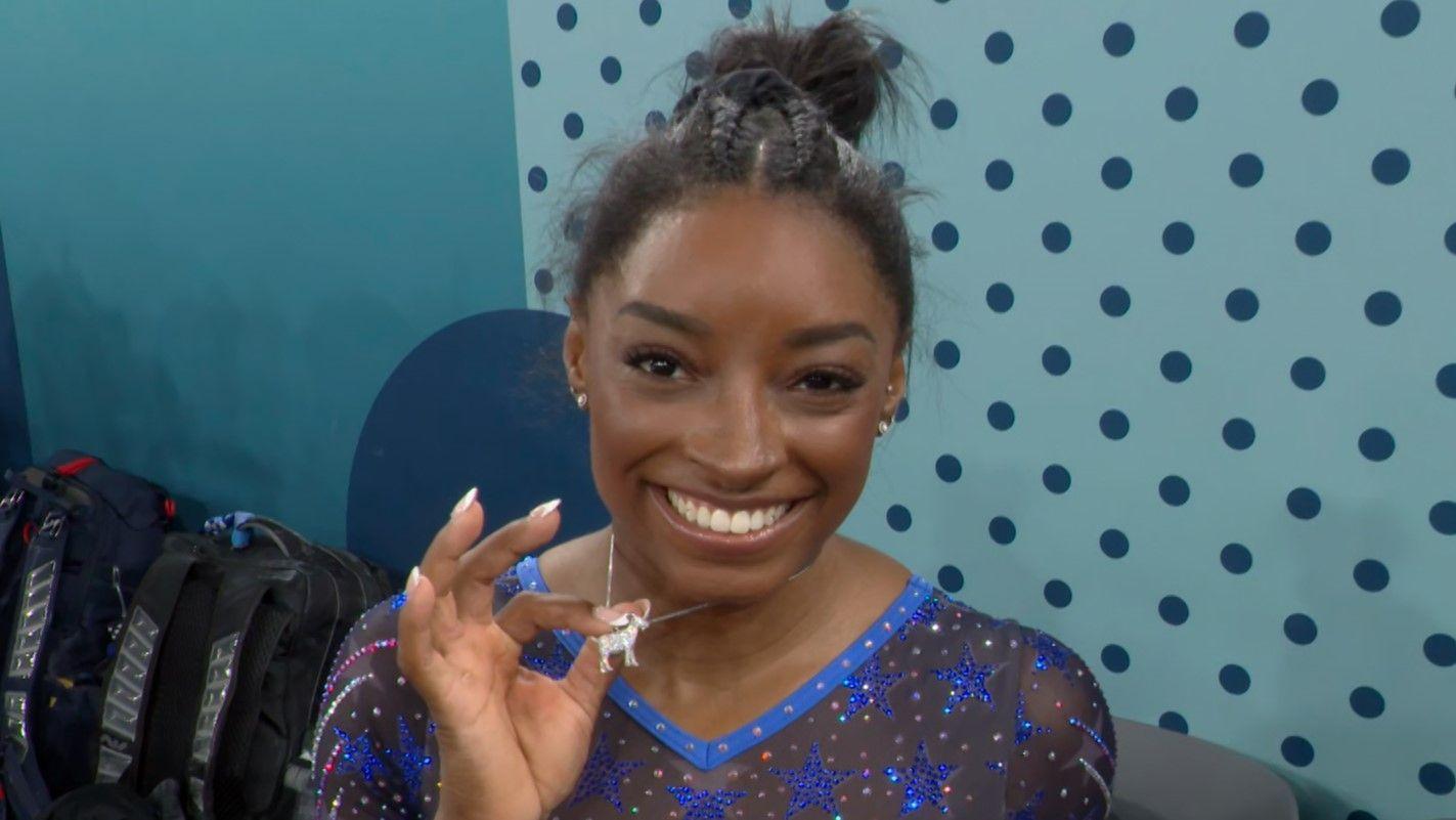 Biles wins all-around title for sixth Olympic gold