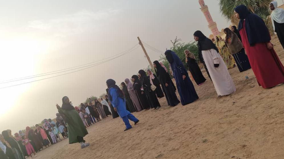 معسكر تدريب لنساء سودانيات للدفاع عن أنفسهن