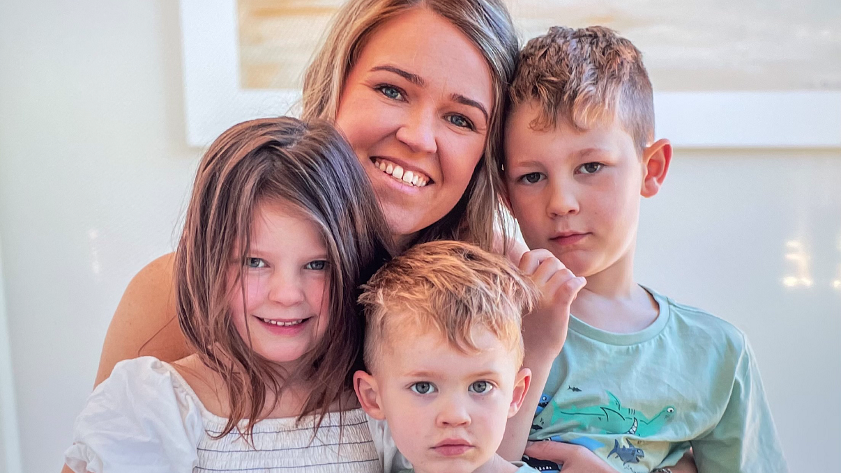 Renée, Hudson, Holly y Austin.