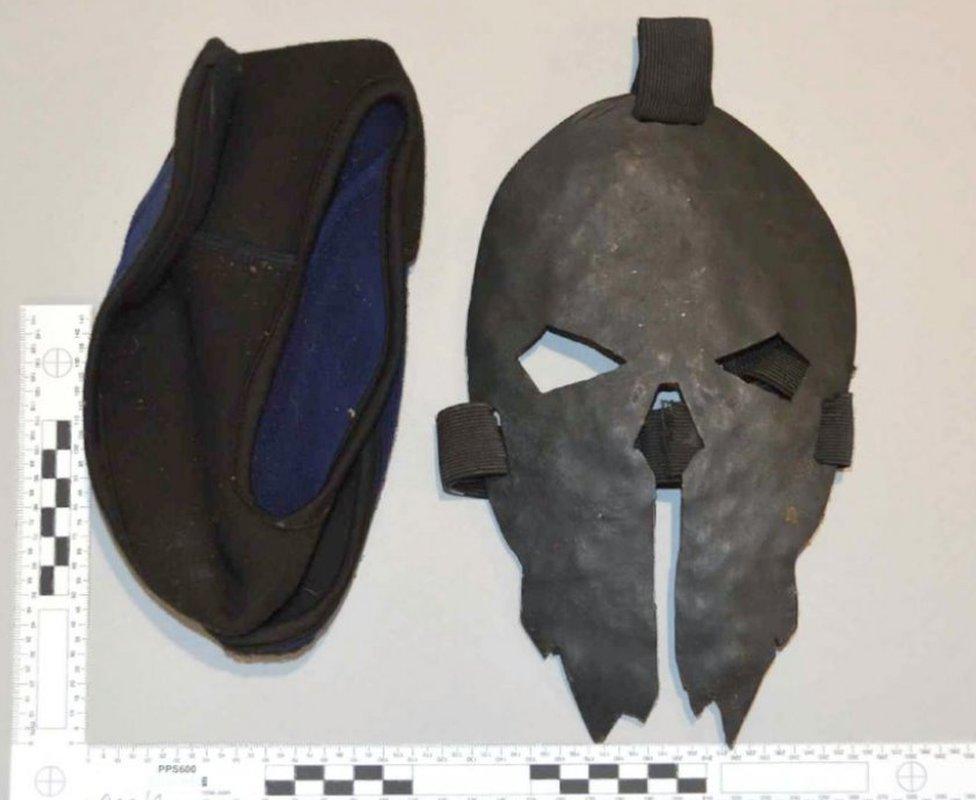 The mask that Chail wore in the attack