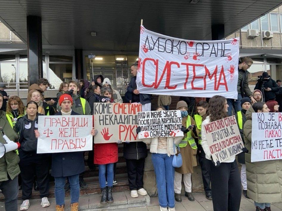 studenti, protest