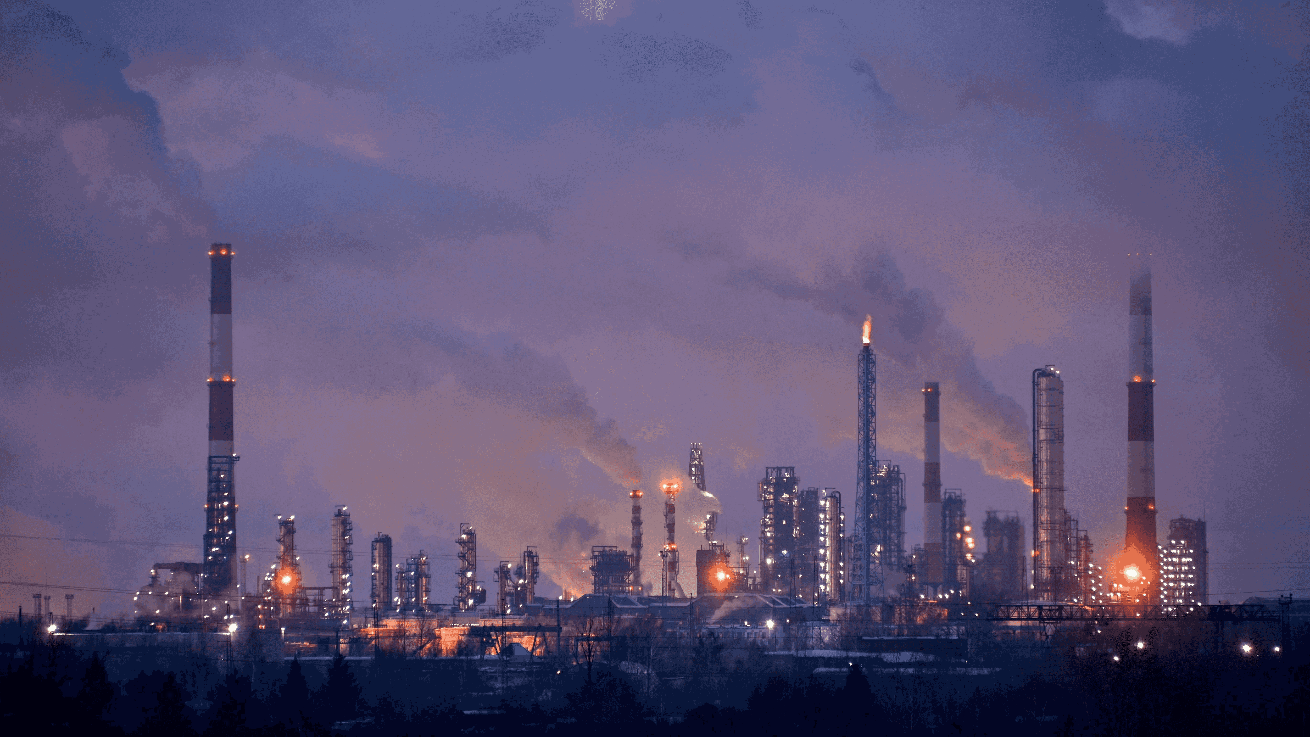 مصفاة نفط في سيبيريا
