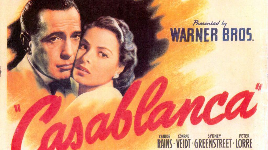 Afiche de la película "Casablanca"