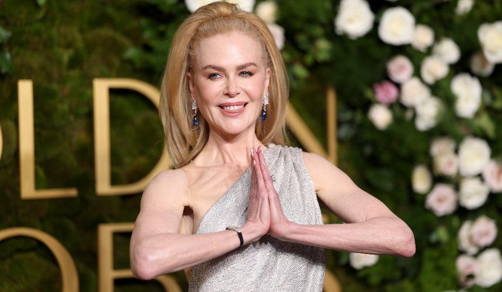 Nicole Kidman comparece ao 82º Globo de Ouro Anual no The Beverly Hilton em 5 de janeiro de 2025 em Beverly Hills, Califórnia. 