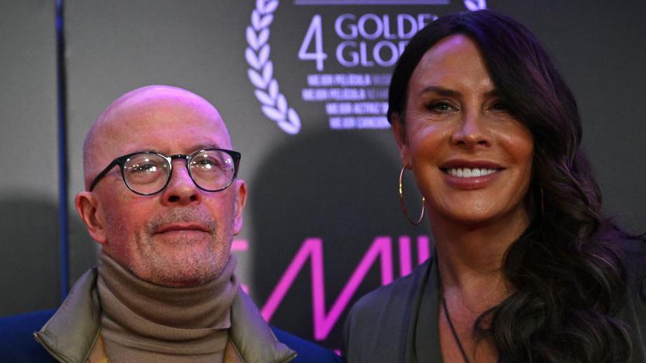 Jacques Audiard y Karla Sofía Gascón