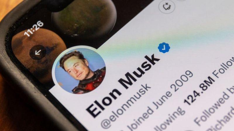 Imagem do perfil do Twitter de Musk