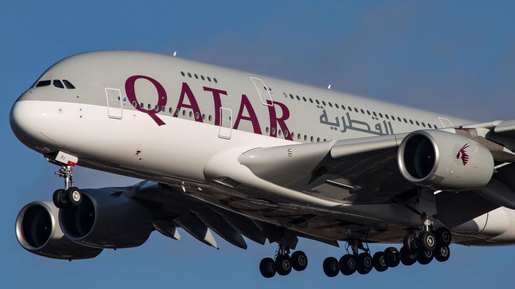 Avión de Qatar Airways