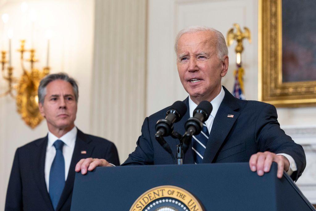 El presidente de Estados Unidos y Anthony Blinken, secretario de Estado