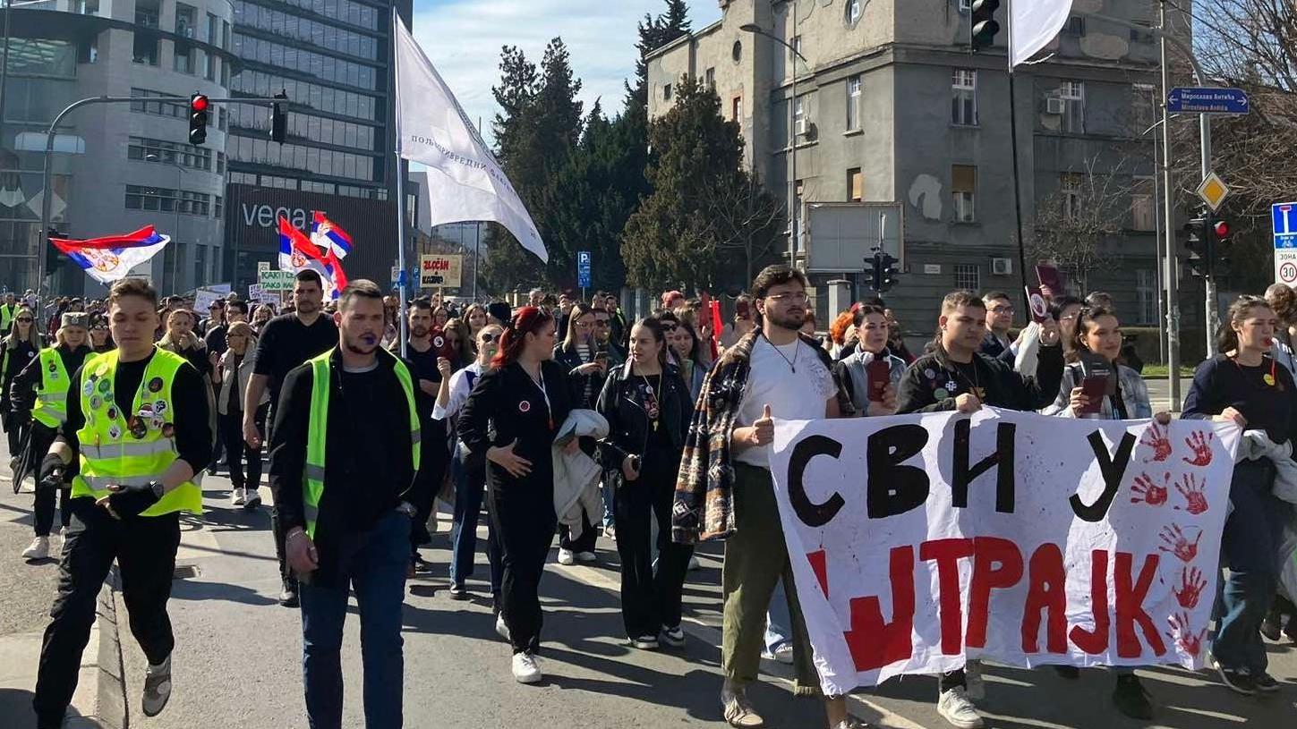 Protestna šetnja u Novom Sadu 7. marta