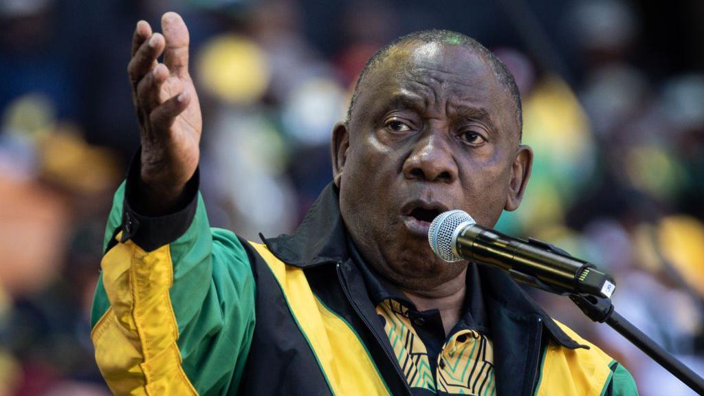 O presidente da África do Sul, Cyril Ramaphosa.
