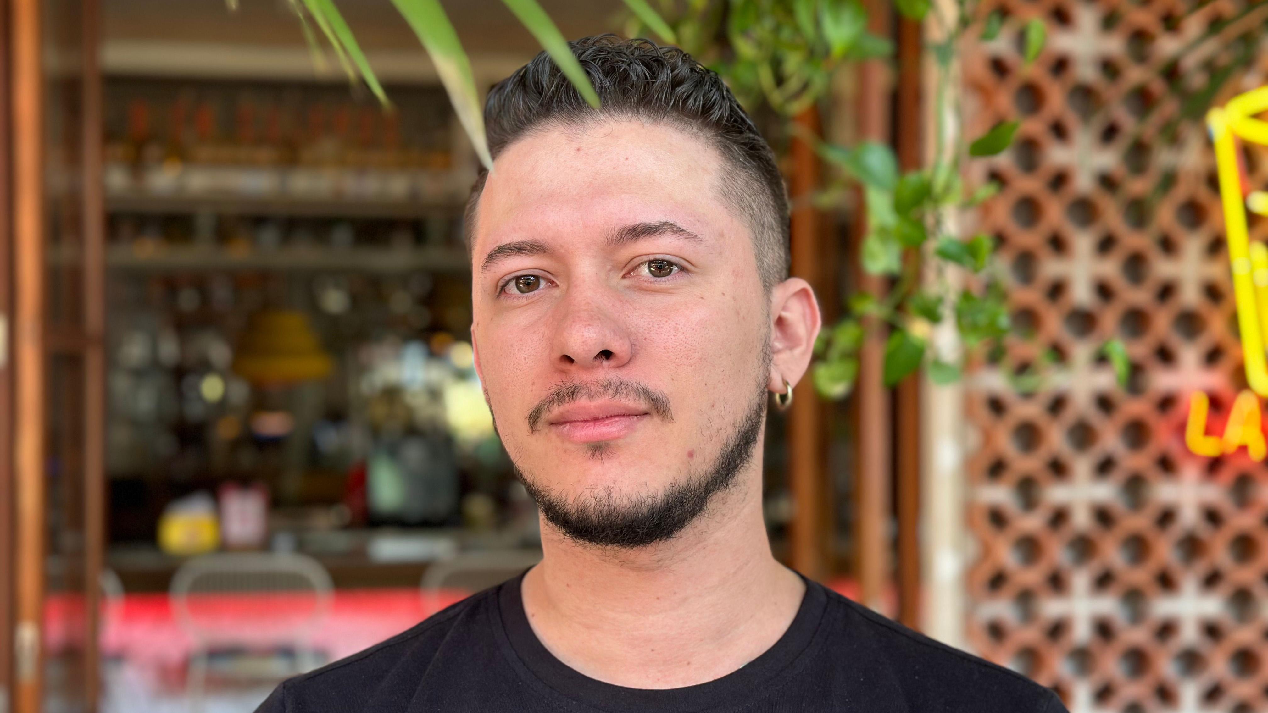 Sebastián Cobarrubia, barman de un restaurante en El Poblado.