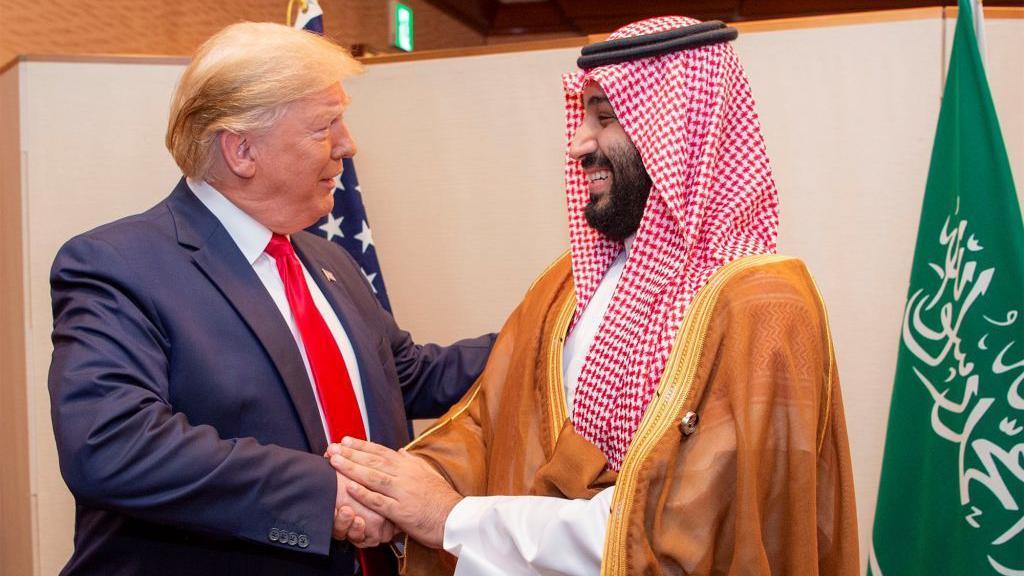 ولي العهد السعودي الأمير محمد بن سلمان والرئيس الأمريكي دونالد ترامب