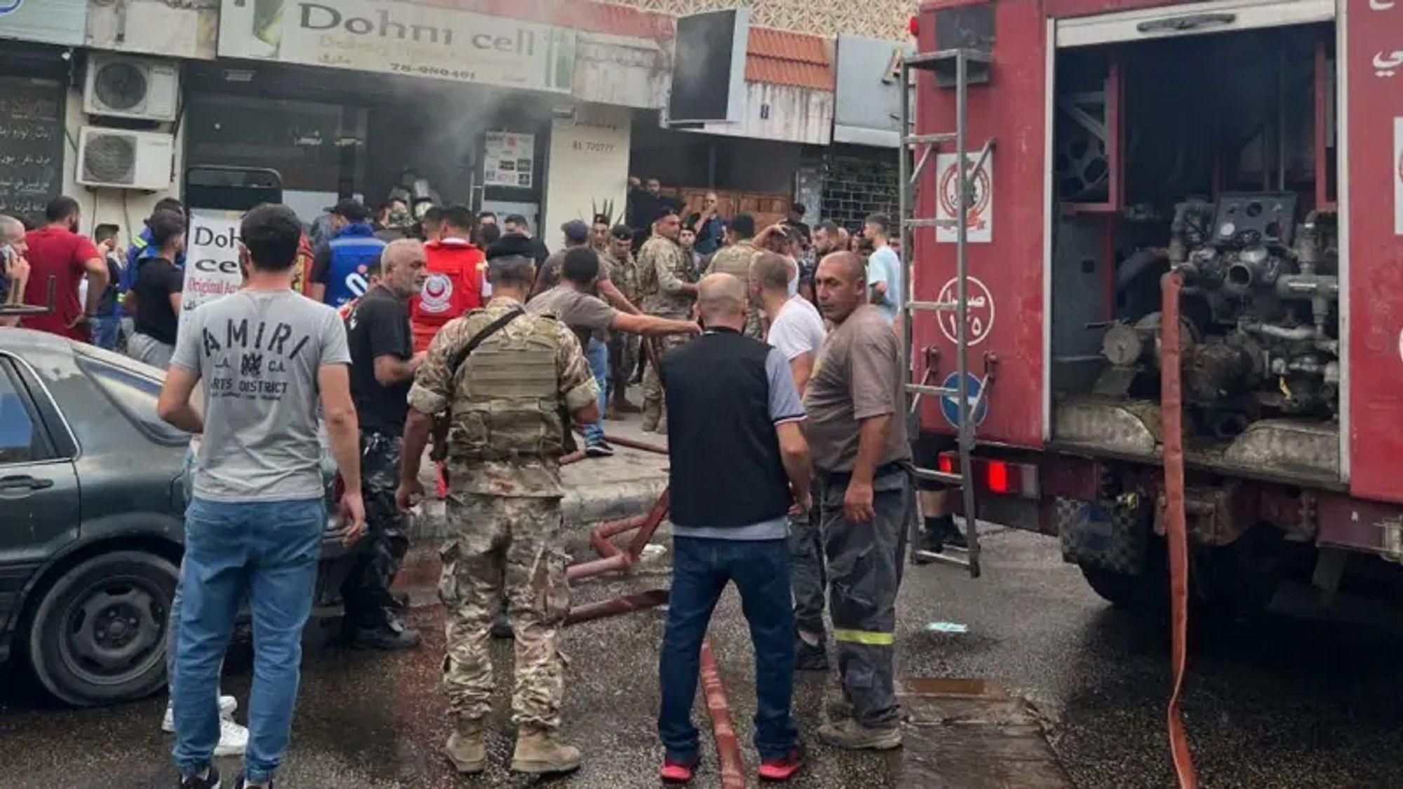 Ledakan pager dan walkie-talkie di Lebanon.