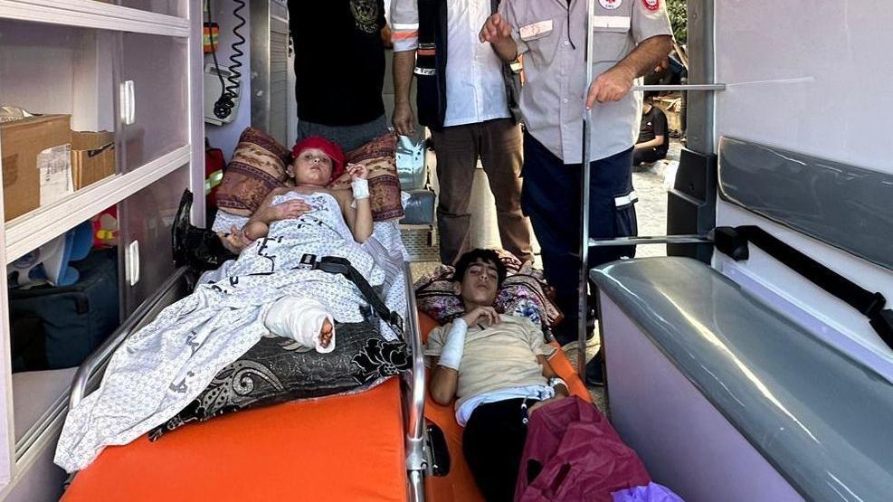 Egipto levantó un hospital de campaña al otro lado del paso para recibir a los enfermos.