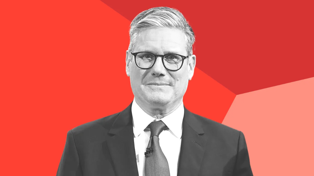 Keir Starmer, de 61 años, en el momento de ir a votar este jueves. 