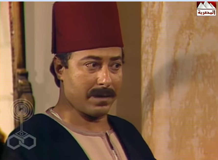 الفنان صلاح السعدني في دور "سليمان غانم" بمسلسل "ليالي الحلمية" 1987