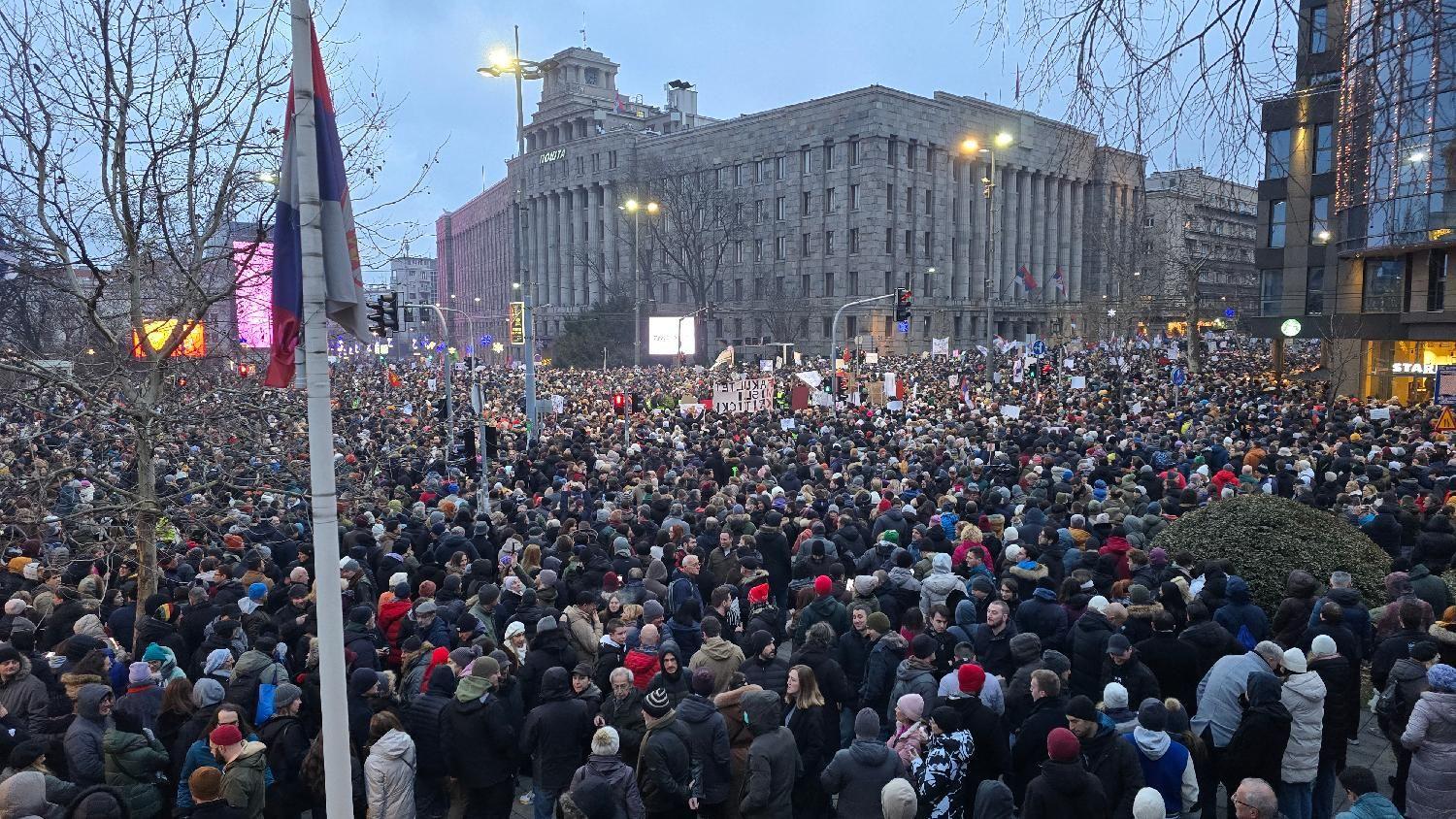 studenti, protest