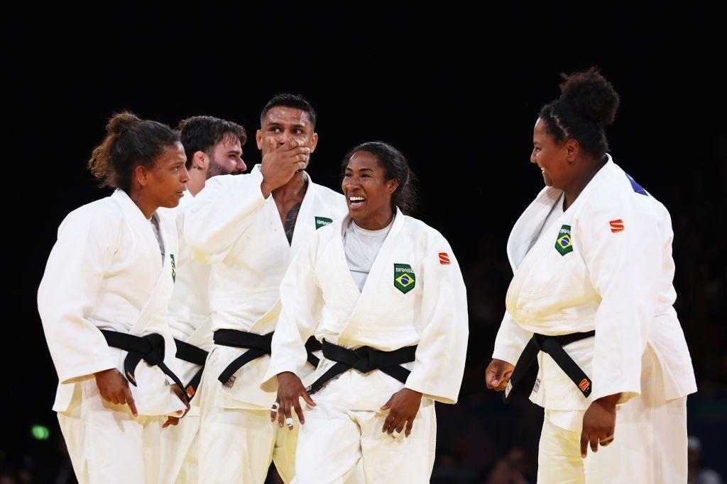 Rafaela Silva, Ketleyn Quadros e Bia Souz