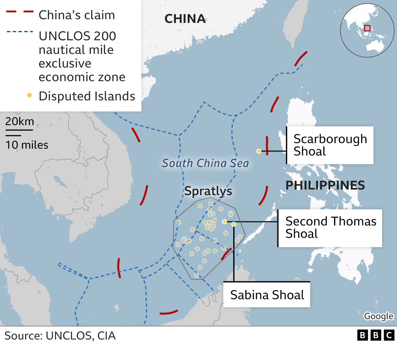 Sabina Shoal, Titik Api Baru di Sengketa China-Filipina di Laut China ...