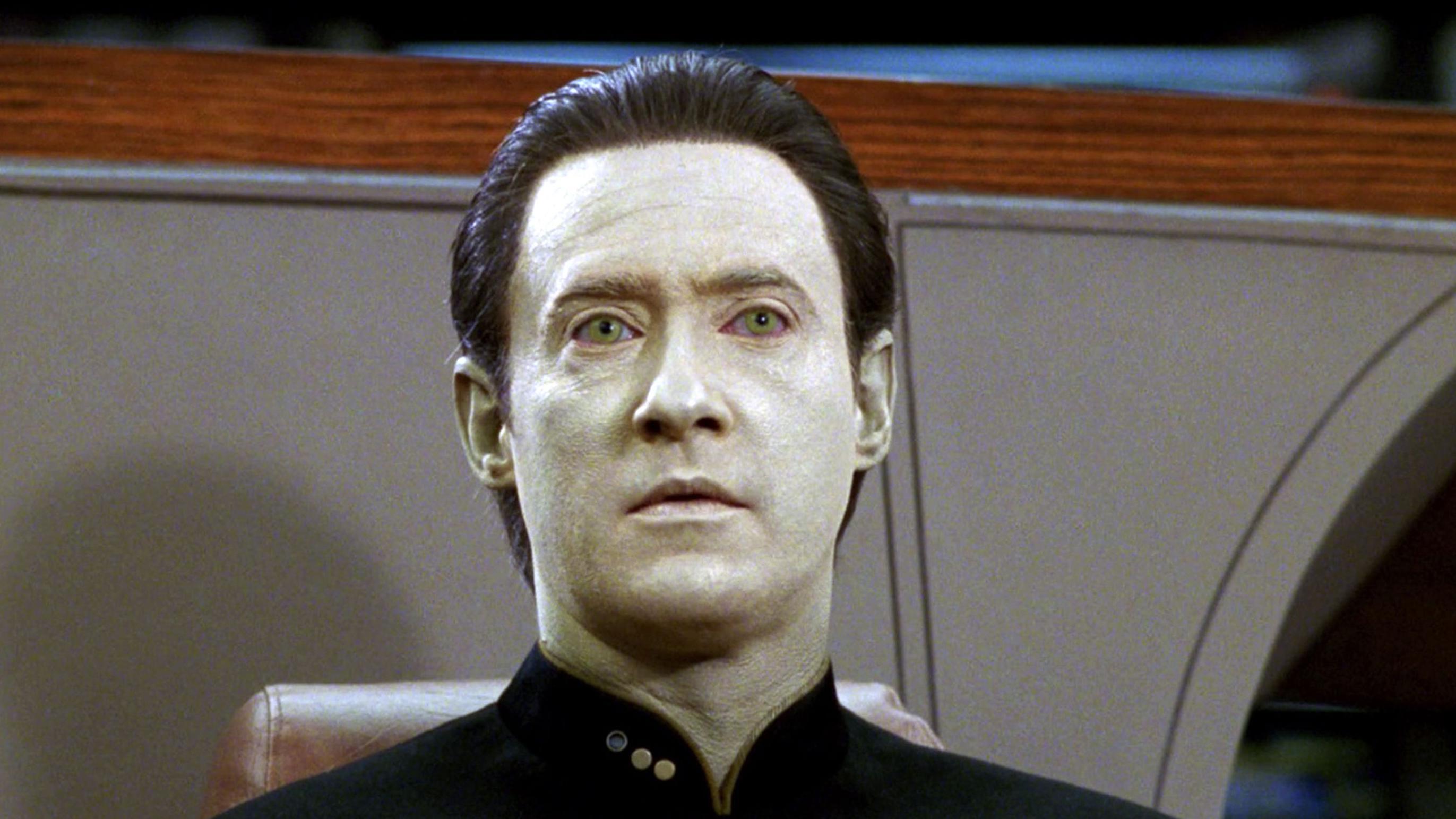El androide Data, interpretado por el actor Brent Spiner