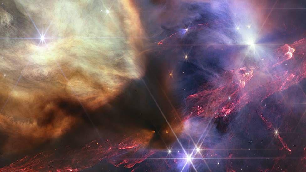 Estrellas en formación en el complejo de nubes Rho Ophiuchi. mejores imágenes científicas