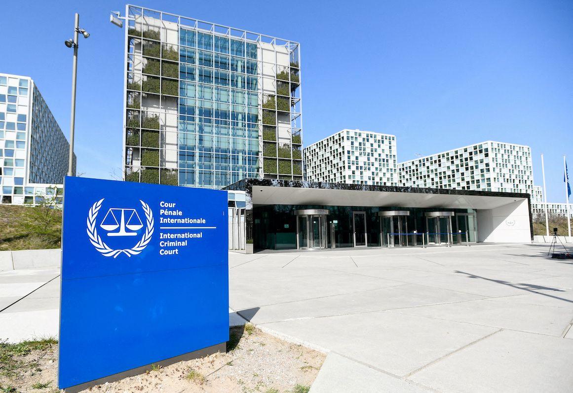 Uma vista externa do Tribunal Penal Internacional em Haia, Holanda, em 31 de março de 2021