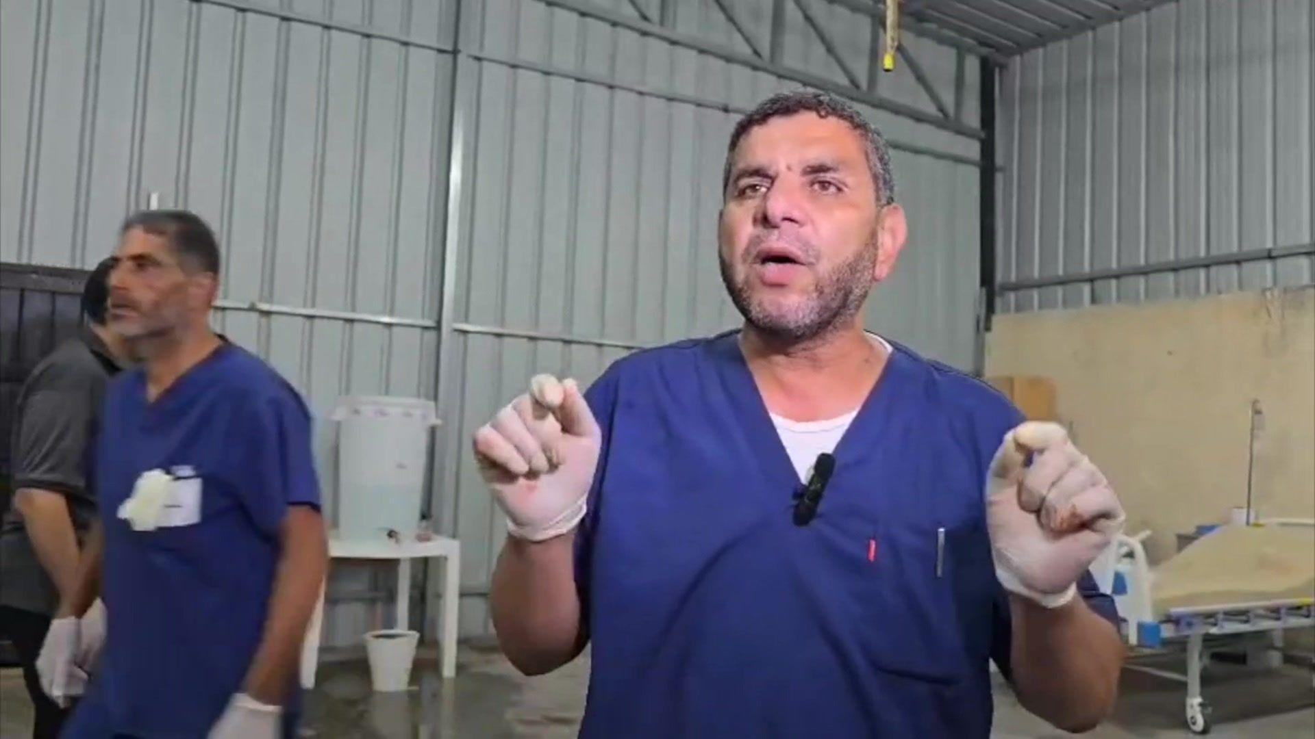Director del hospital Al Najar, Marwan al Hams.