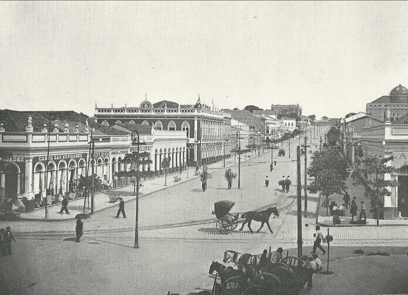 Av. Eduardo Ribeiro em 1902