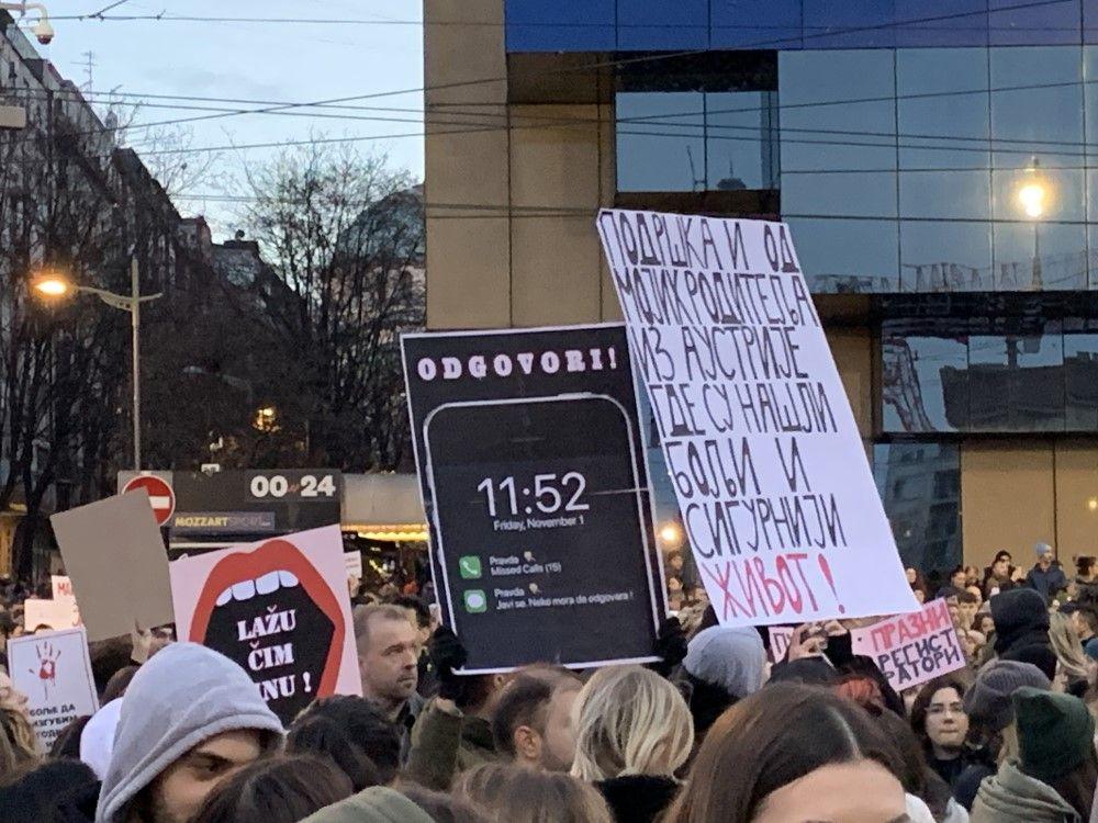 protest u beogradu