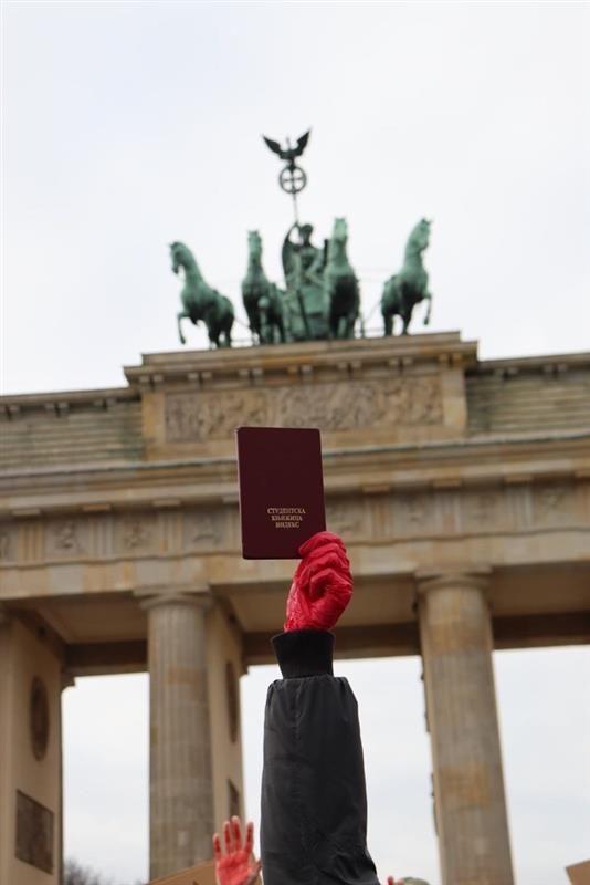 studenti, studentski protest, podrška studentima, berlin