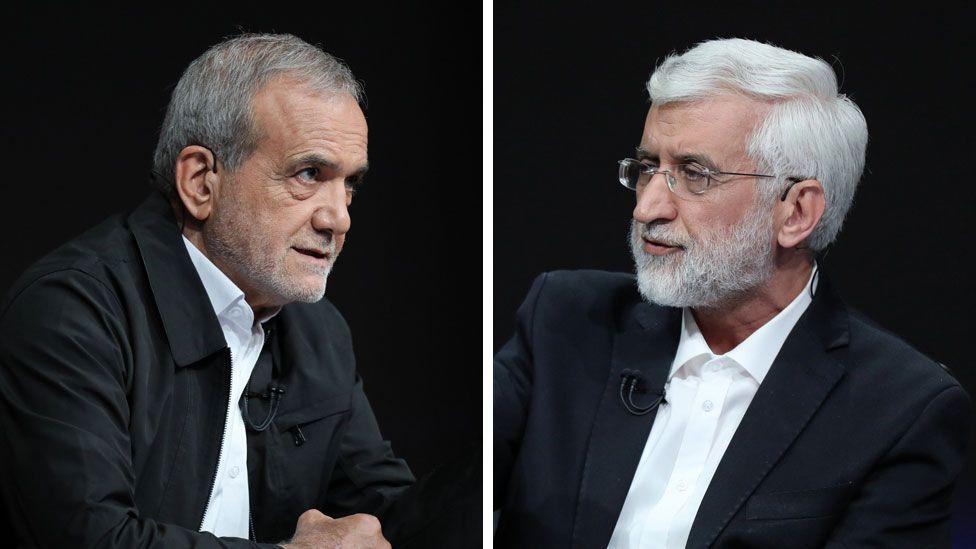 Hardliner faces reformist in Iran presidential run-off