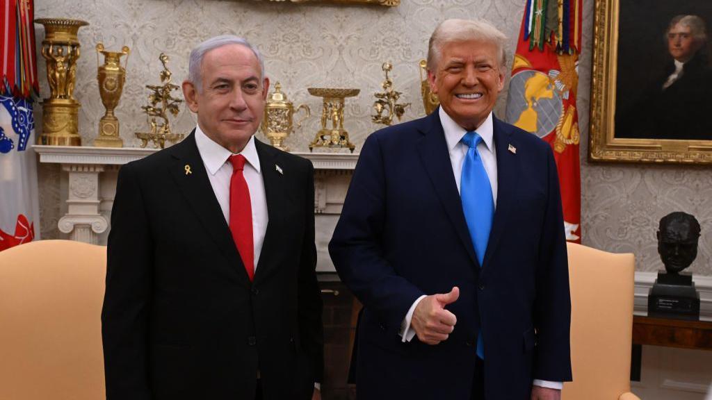 Benjamin Netanyahu y Donald Trump.