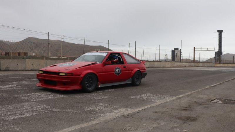 O Toyota de Pacho Kantt em La Chutanax, Peru