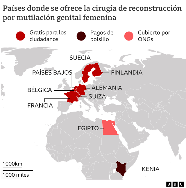 mapa de reconstrucción por mutilación femenina