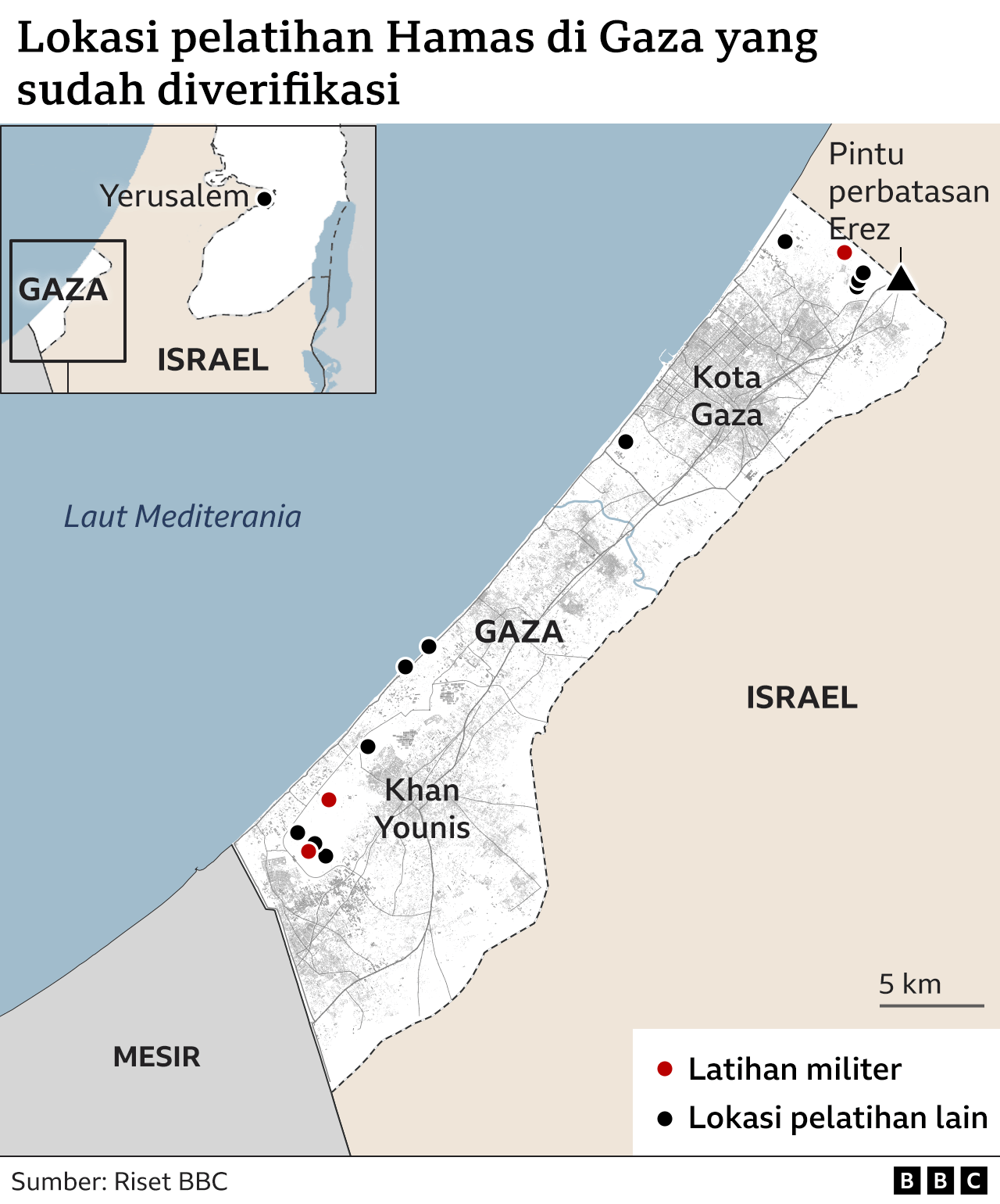 peta gaza