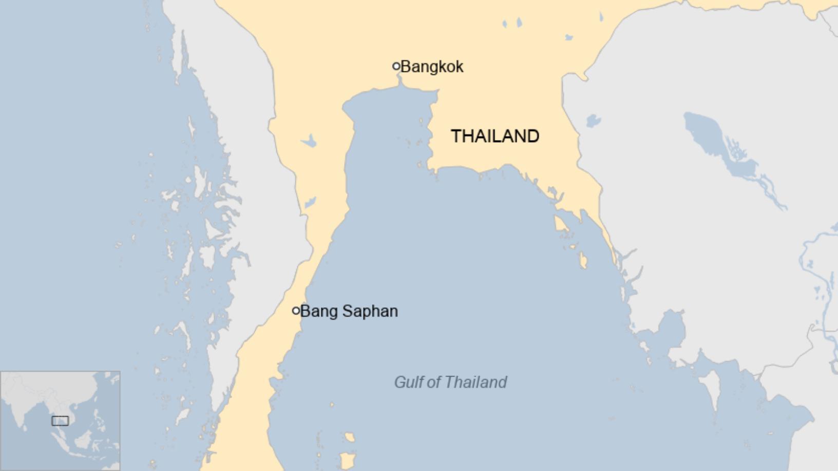 Kapal Angkatan Laut Thailand tenggelam.